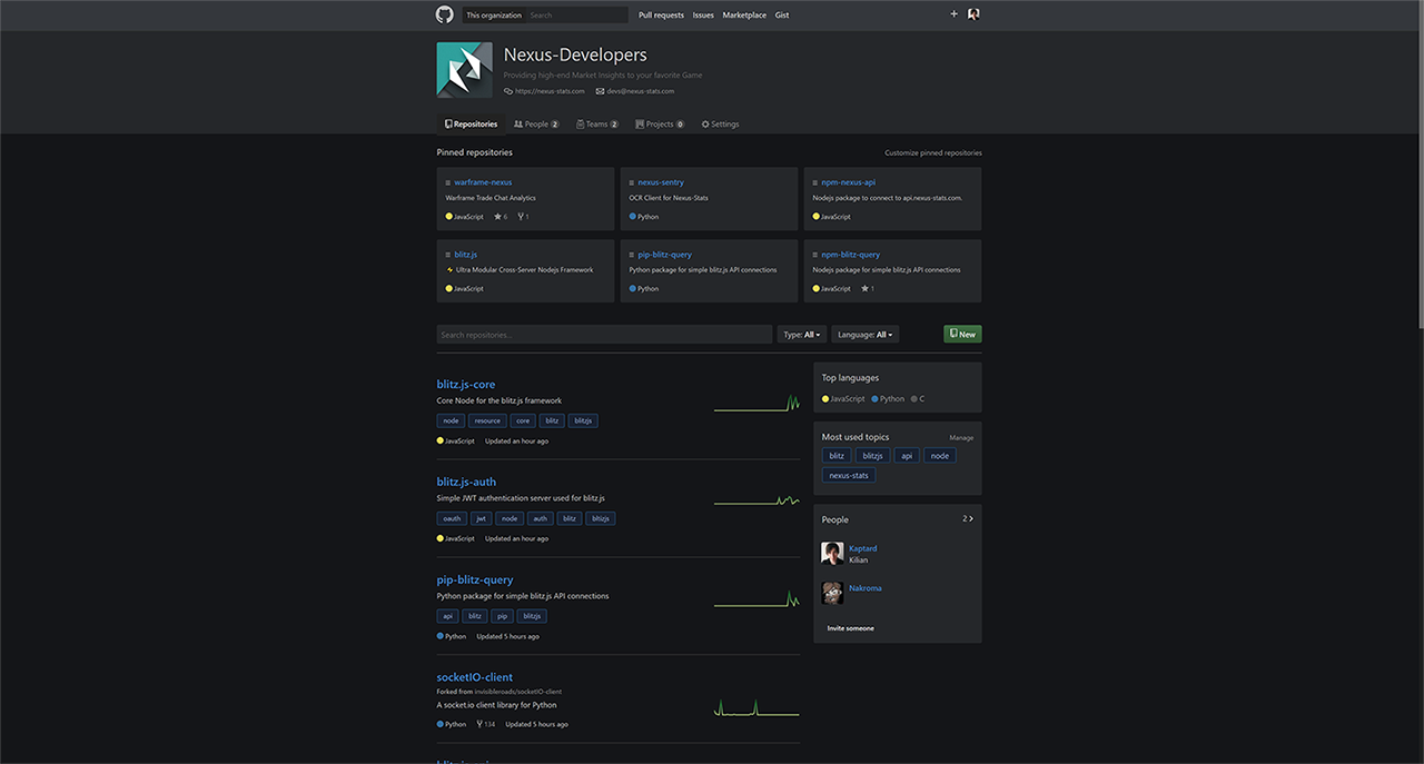 Github Dark Material