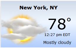 AccuWeather Small Style Singular