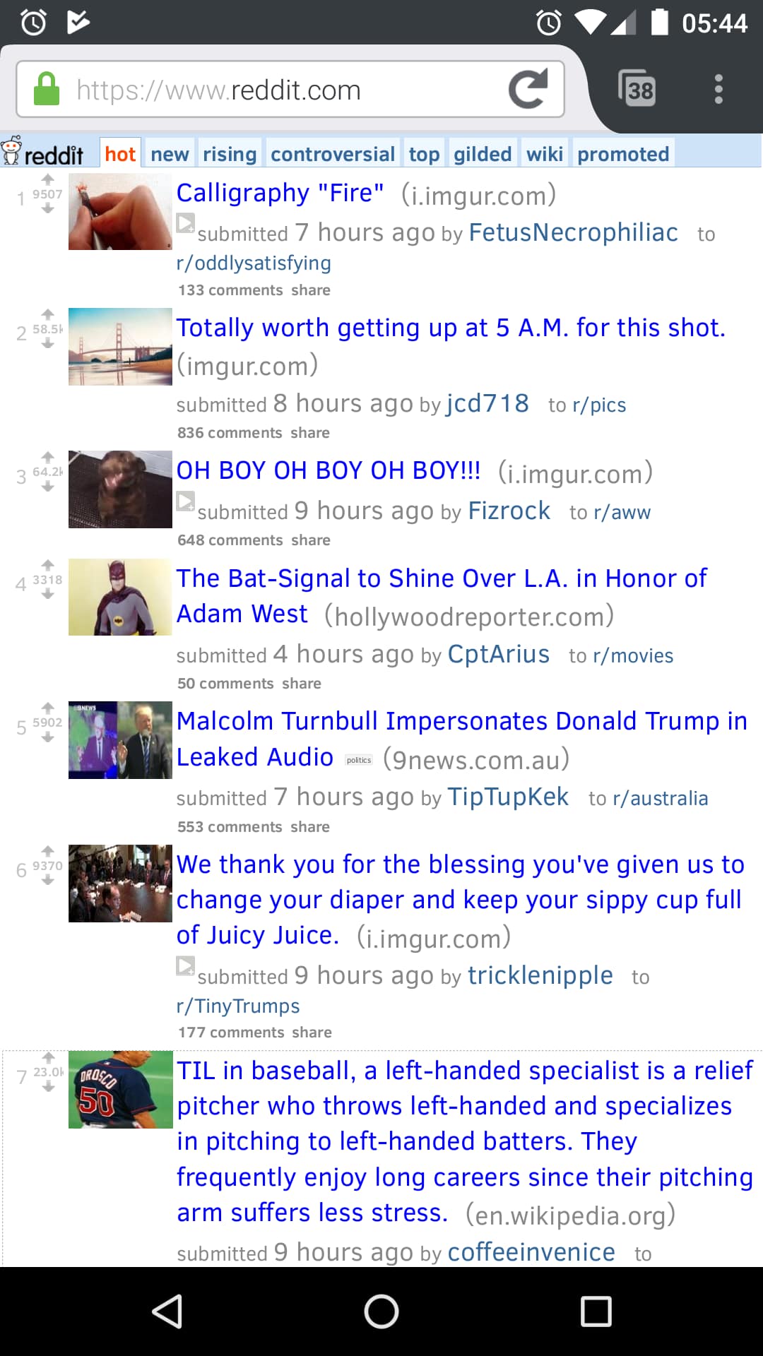 Reddit for mobile - read only - responsive design