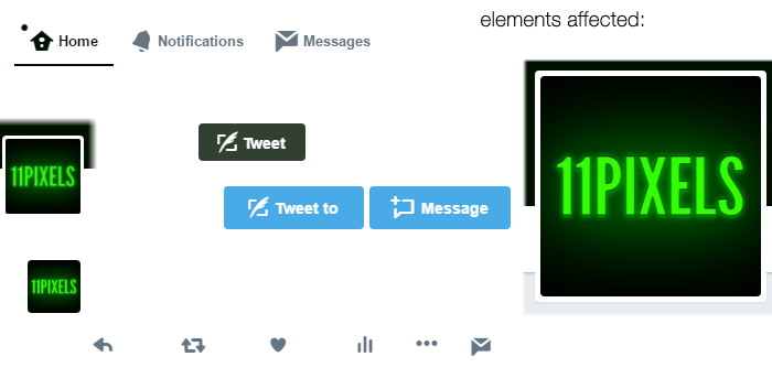 Twitter - Old layout