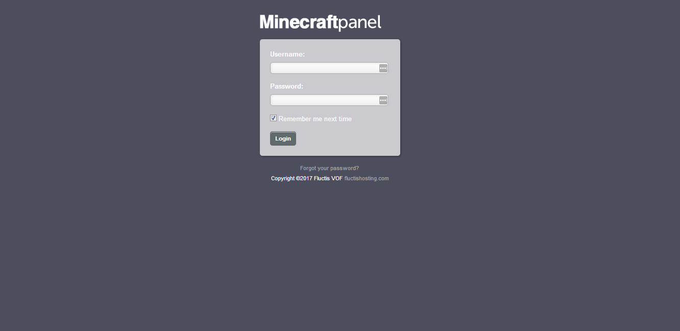 Background color for MinecraftPanel
