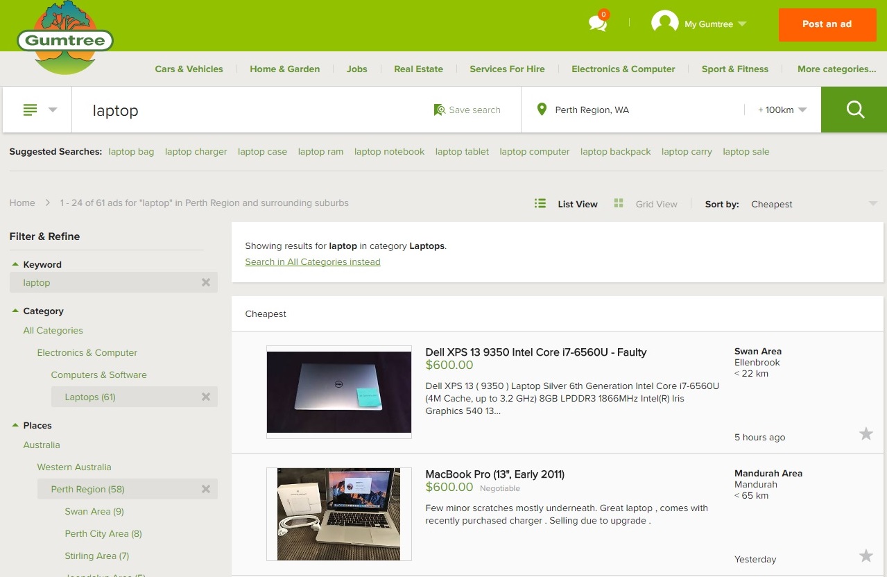 Gumtree remove ads