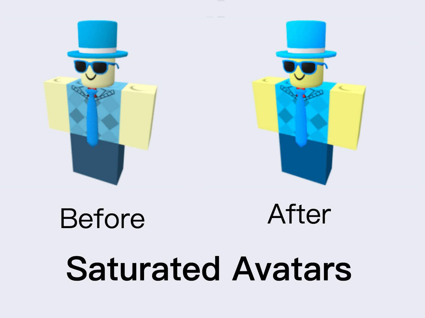 Saturated Avatars for Brick Hill