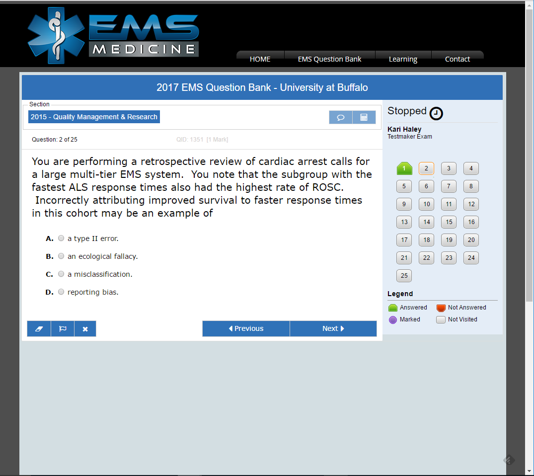 EMS Question Bank