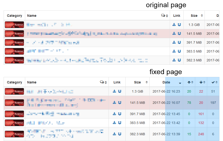 nyaa.si - compact page (obsolete)