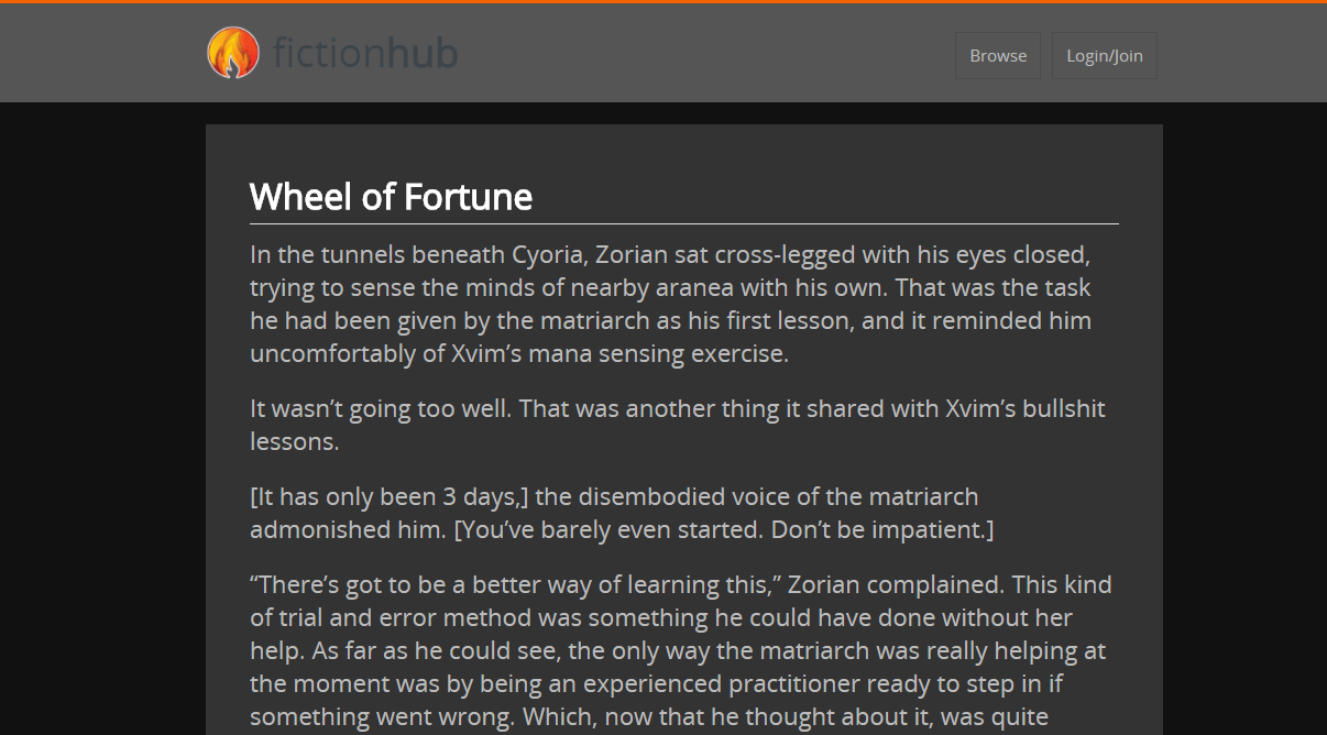 Fictionhub Dark