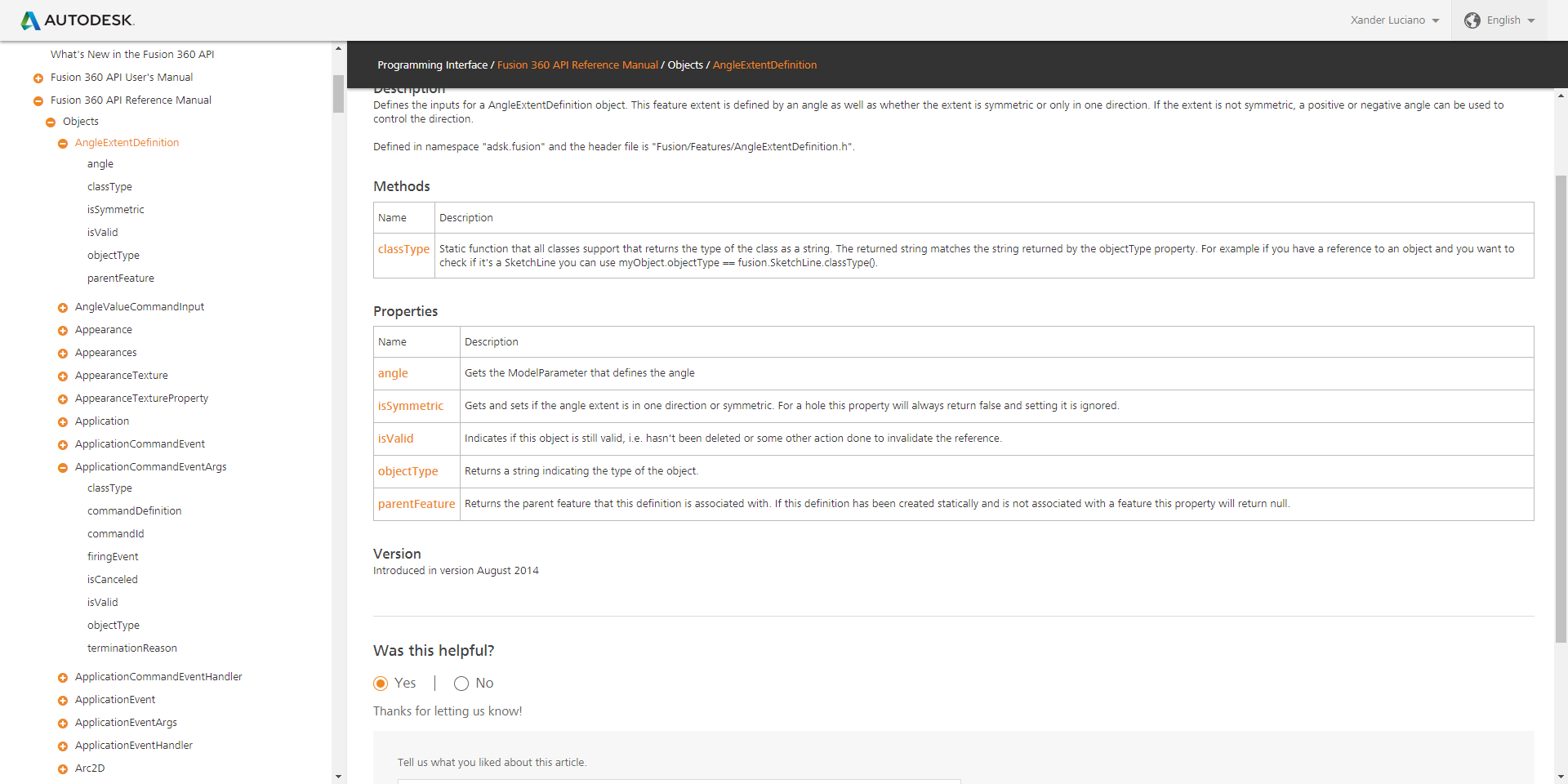 Fusion 360 Help Page Reflow