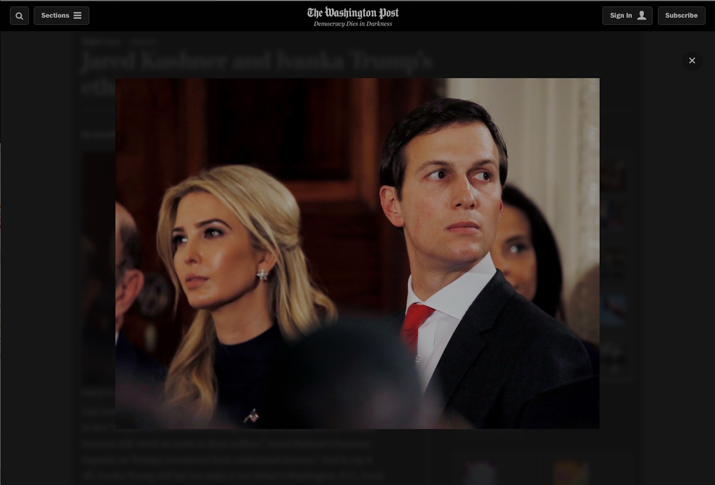 Washington Post (WaPo) | Dark Theme