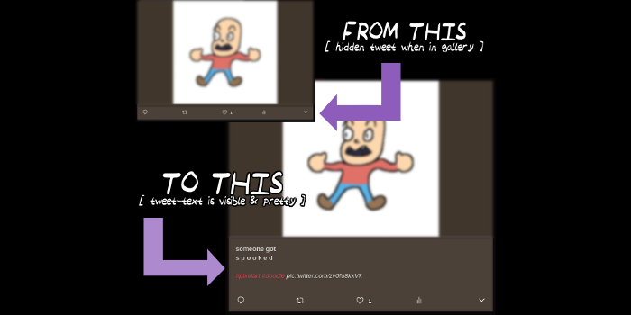 Twitter - Show Image Text In Gallery