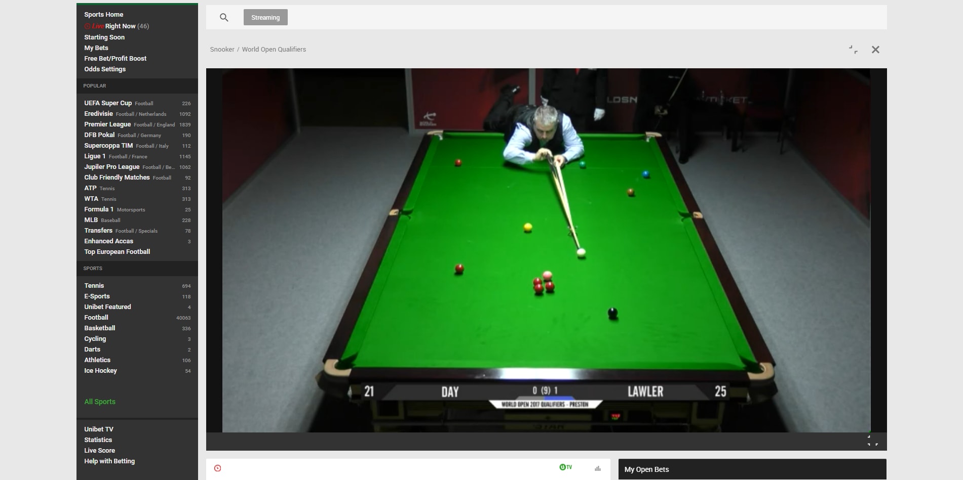 Unibet Bigger Stream