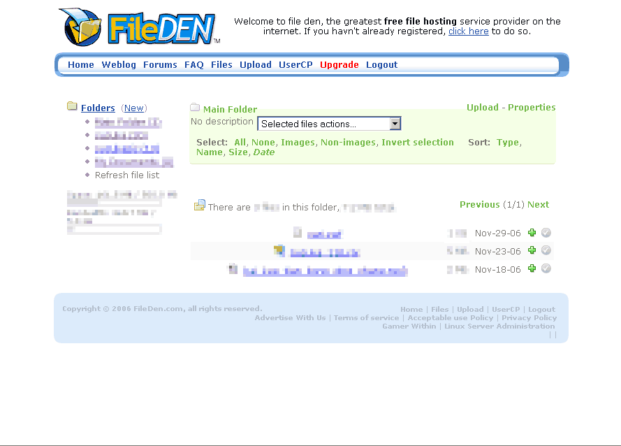 Fileden.com Clean Ad