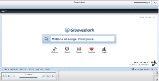 Grooveshark.com - Adblock - 20101205