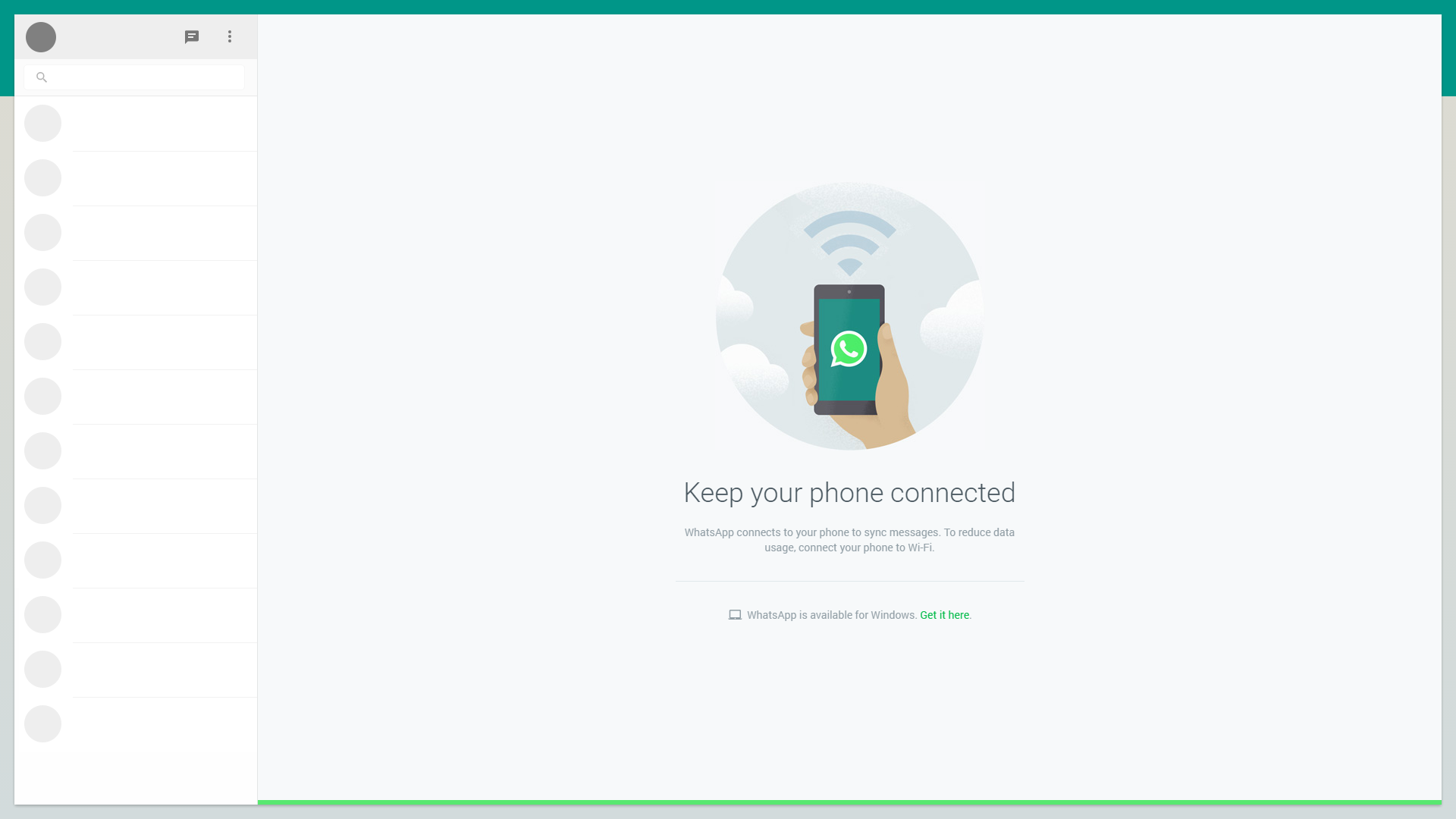 WhatsApp - Large screen enhancements