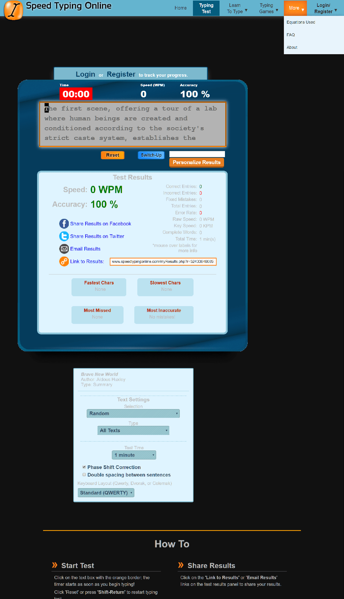 Dark Mode (SpeedTypingOnline)