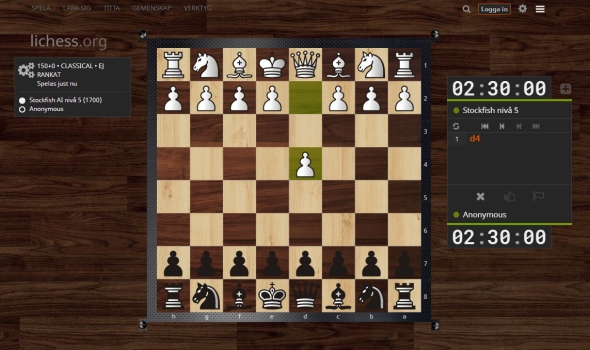 dark wood theme lichess board