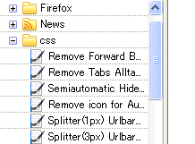 Dotted Line Bookmarks Sidebar