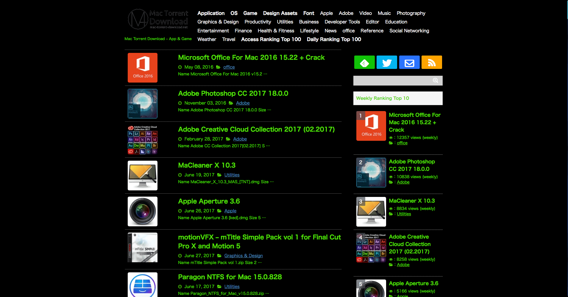 Mac-Torrent-Download MT Dark Green Theme