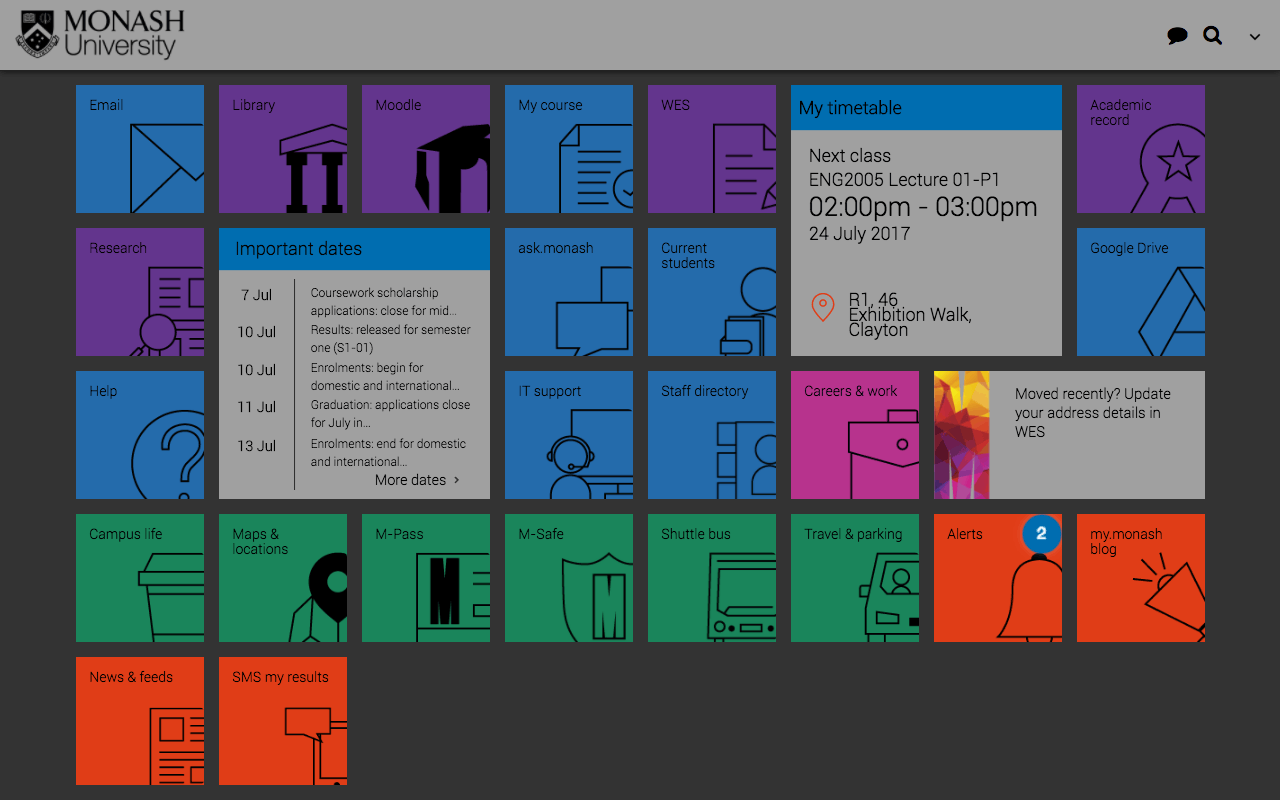 make my.monash dark again v2