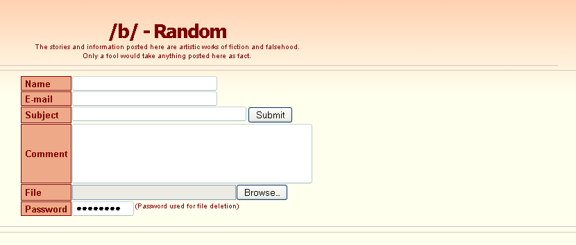 4Chan - Remove rules, text ads & disable blink tag