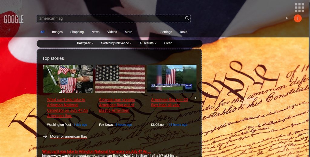 Patriotic Google & Google+