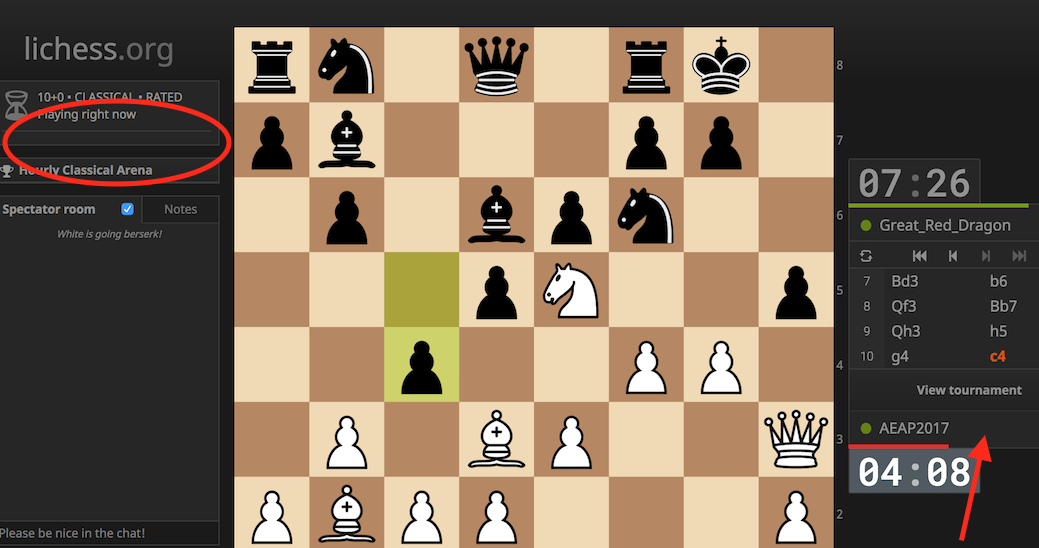 hide lichess ratings