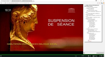 Sommaire réduit sur vidéos Assemblée Nationale