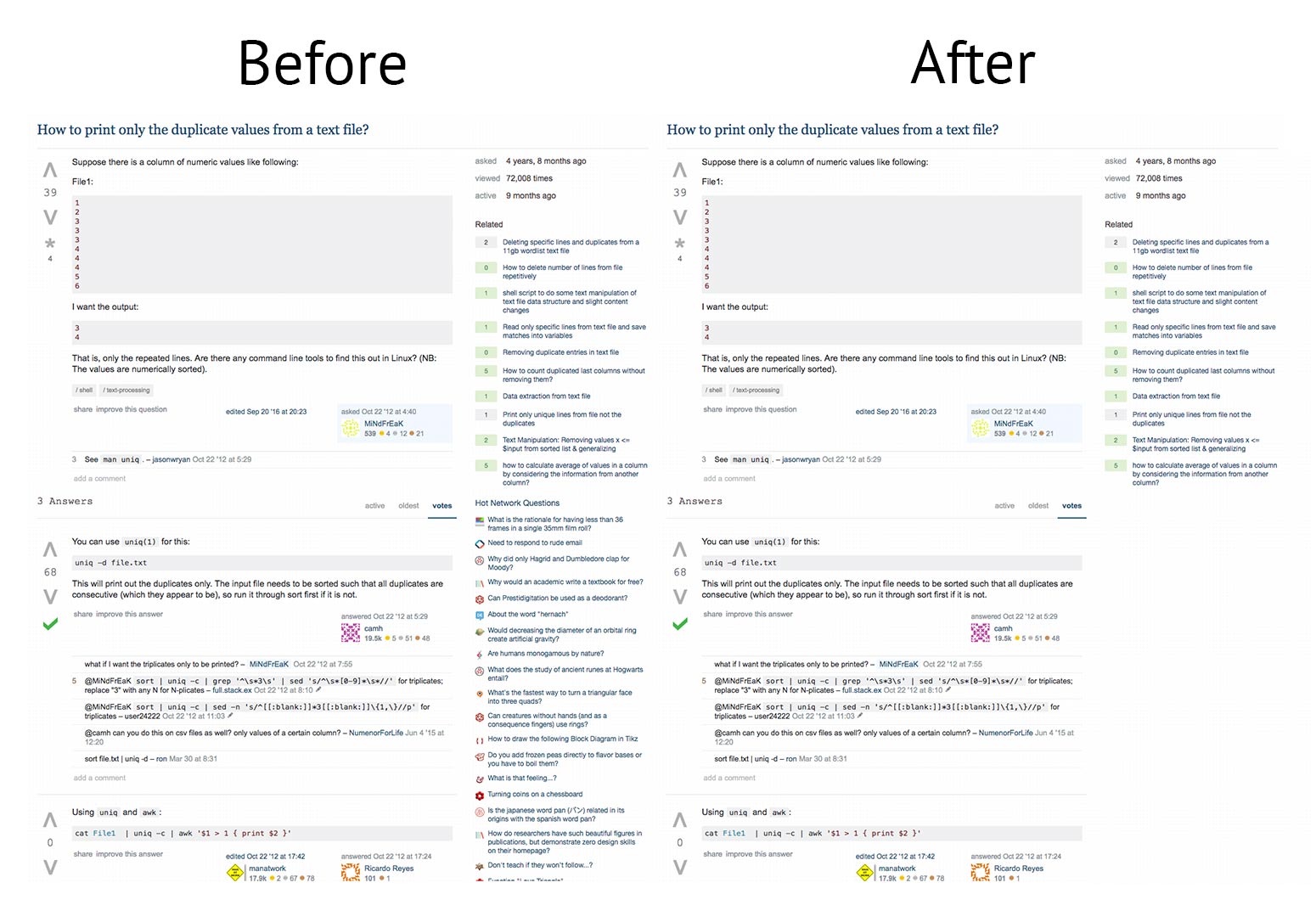 Stack Overflow - No Hot Network Questions