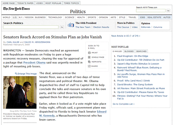 New York Times -- Eye Saver and Ad Remover