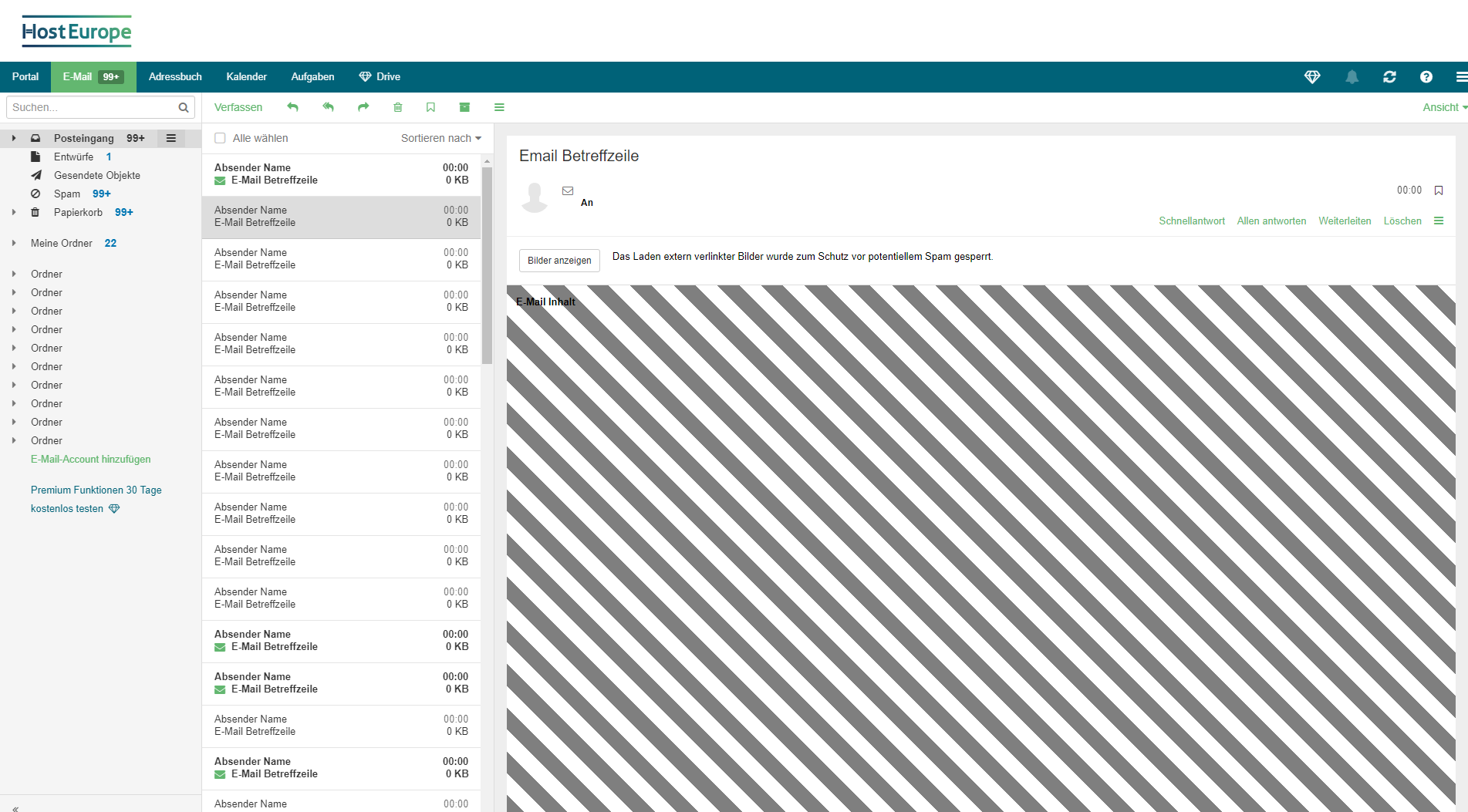 webmailer 7 - zensiert - ox.hosteurope.de