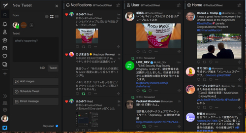 MonoDark for TweetDeck
