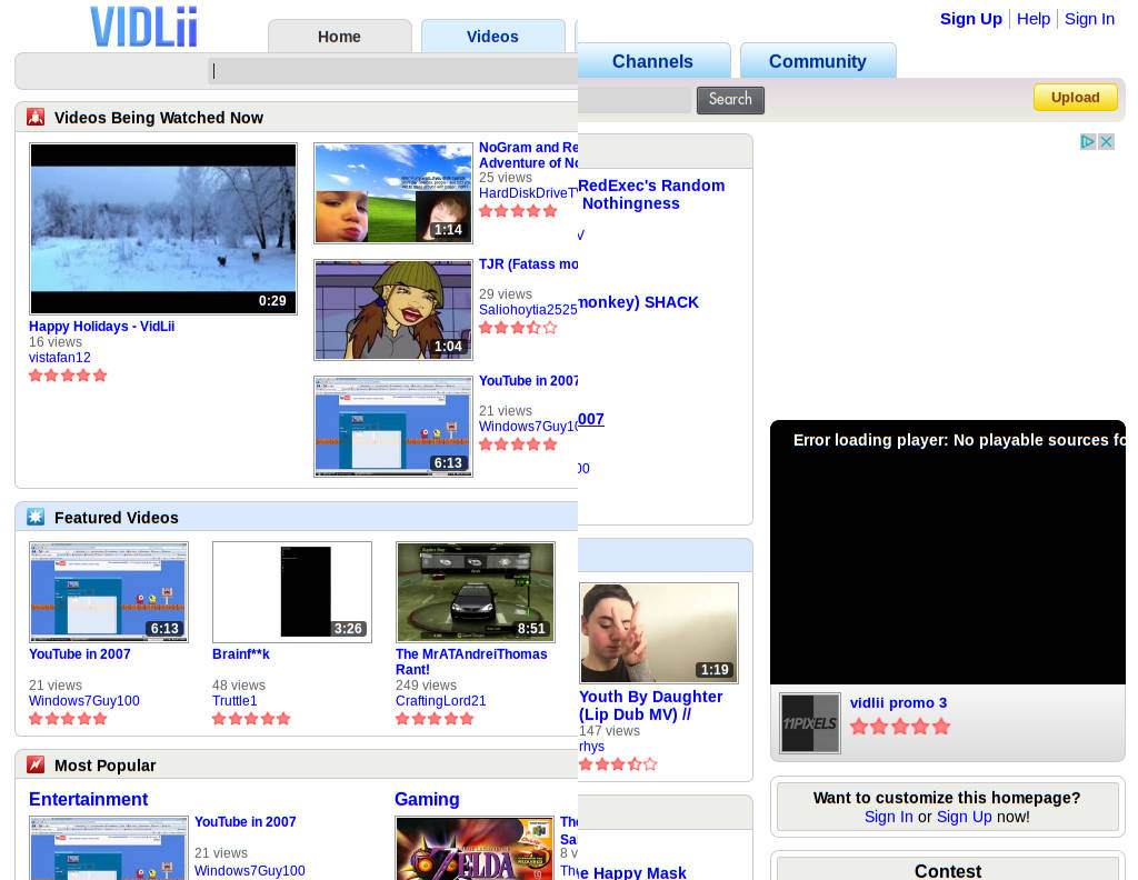 Compressed VidLii