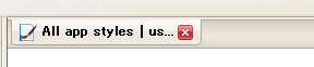 Reverse [ Tabs ] Double Line was moved up