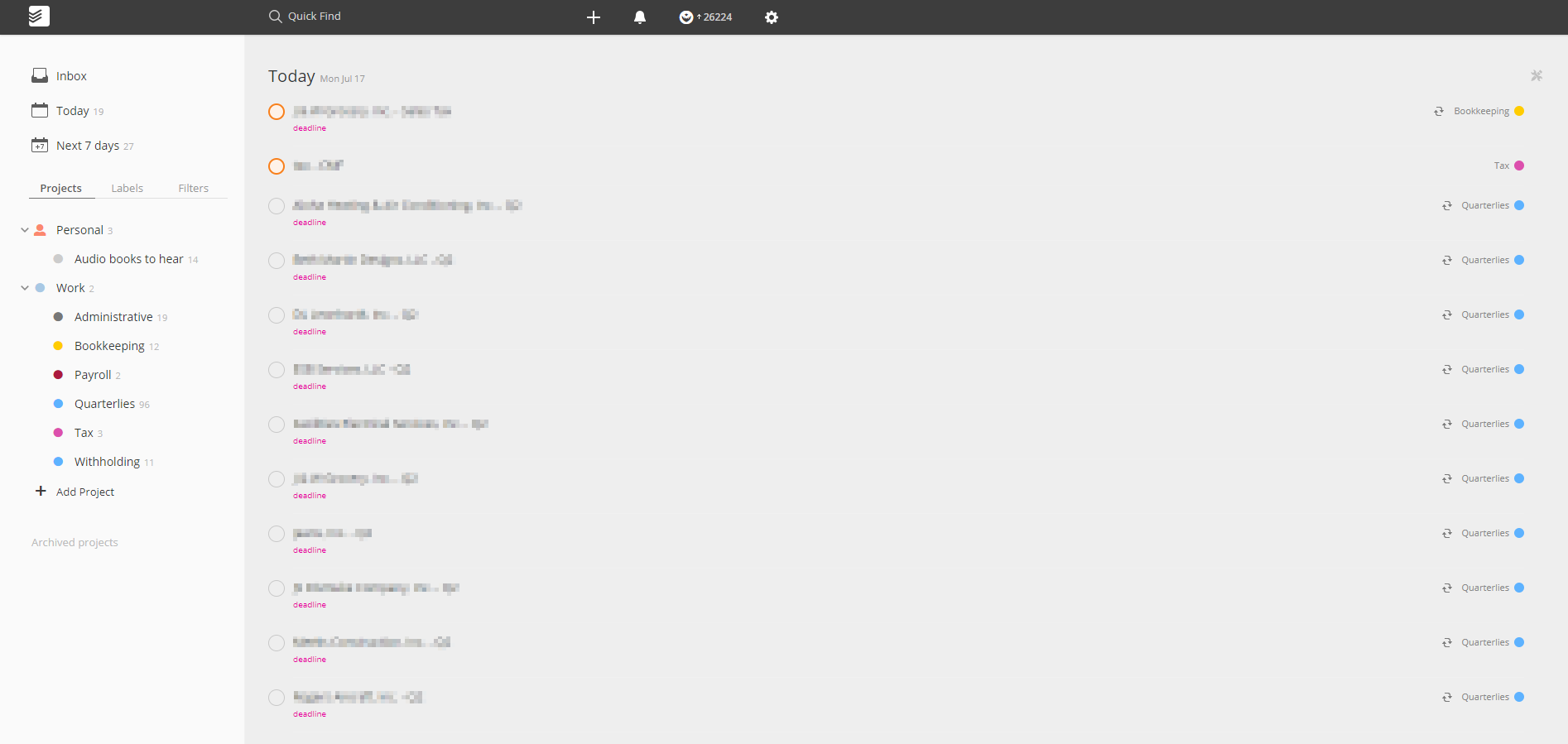 Todoist Not So Bright