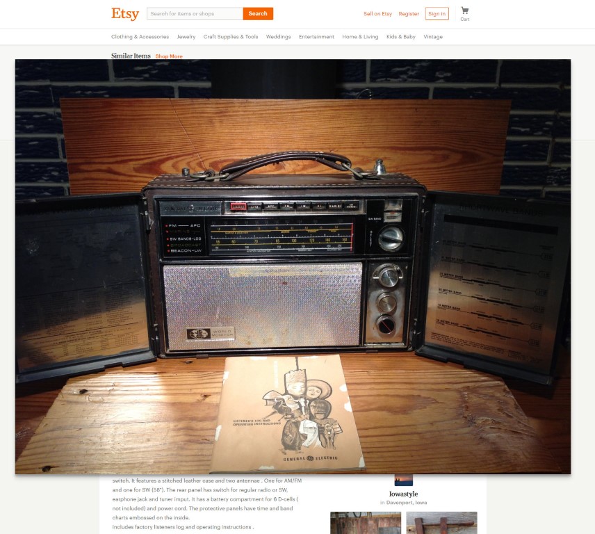 Carousel zoom for Etsy