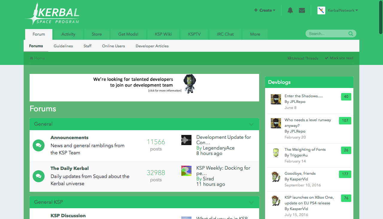 Green Modern KSP Forum
