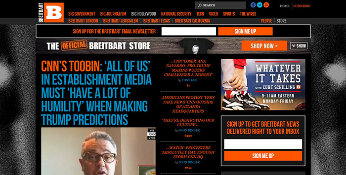 Breitbart for dark rooms