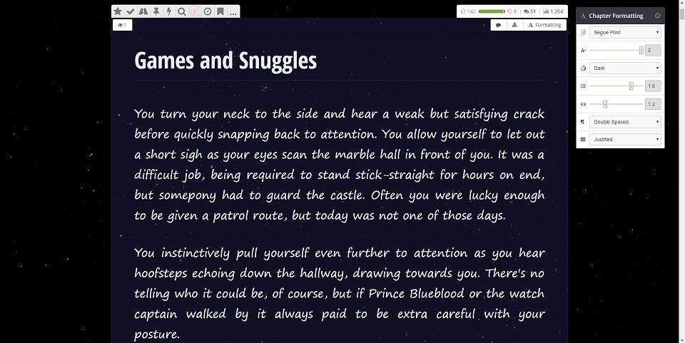 Double Opacity - Luna Fimfiction