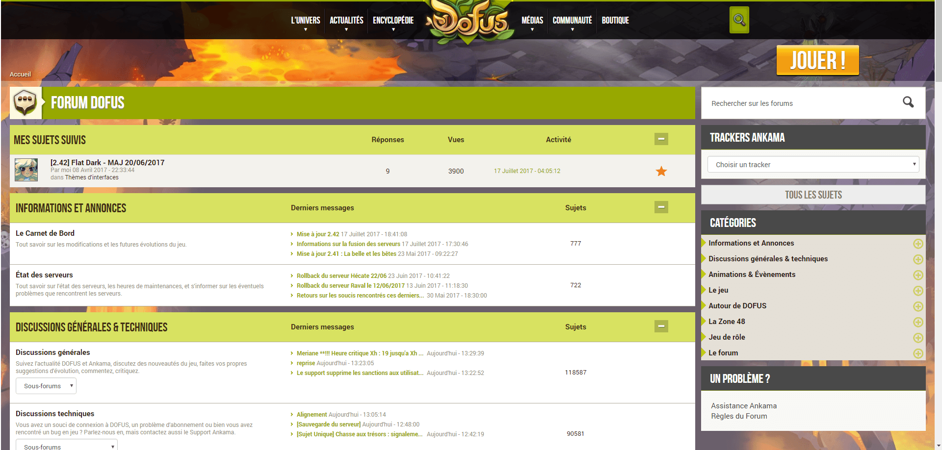 Forum Dofus - Wide