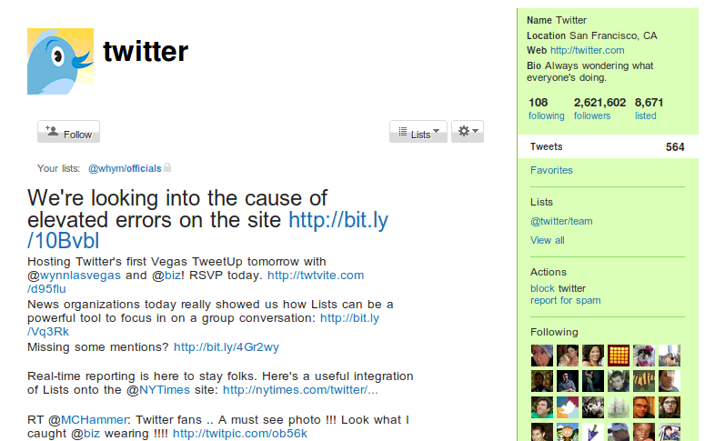 twitter.com - compact & condensed