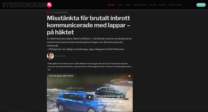 Sydsvenskan dark