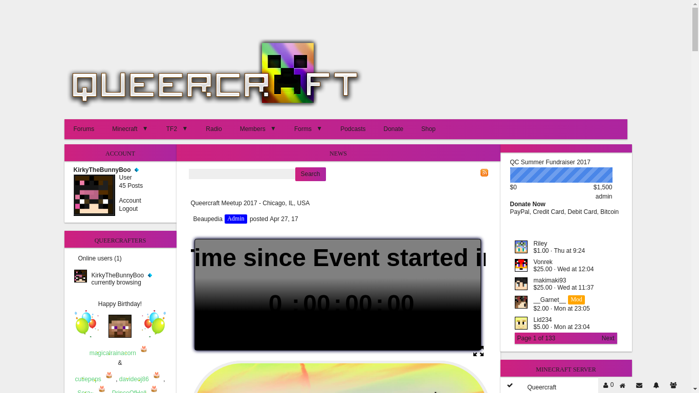 Queercraft Material Design -ish