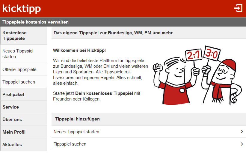 Kicktipp.de - Werbung entfernen