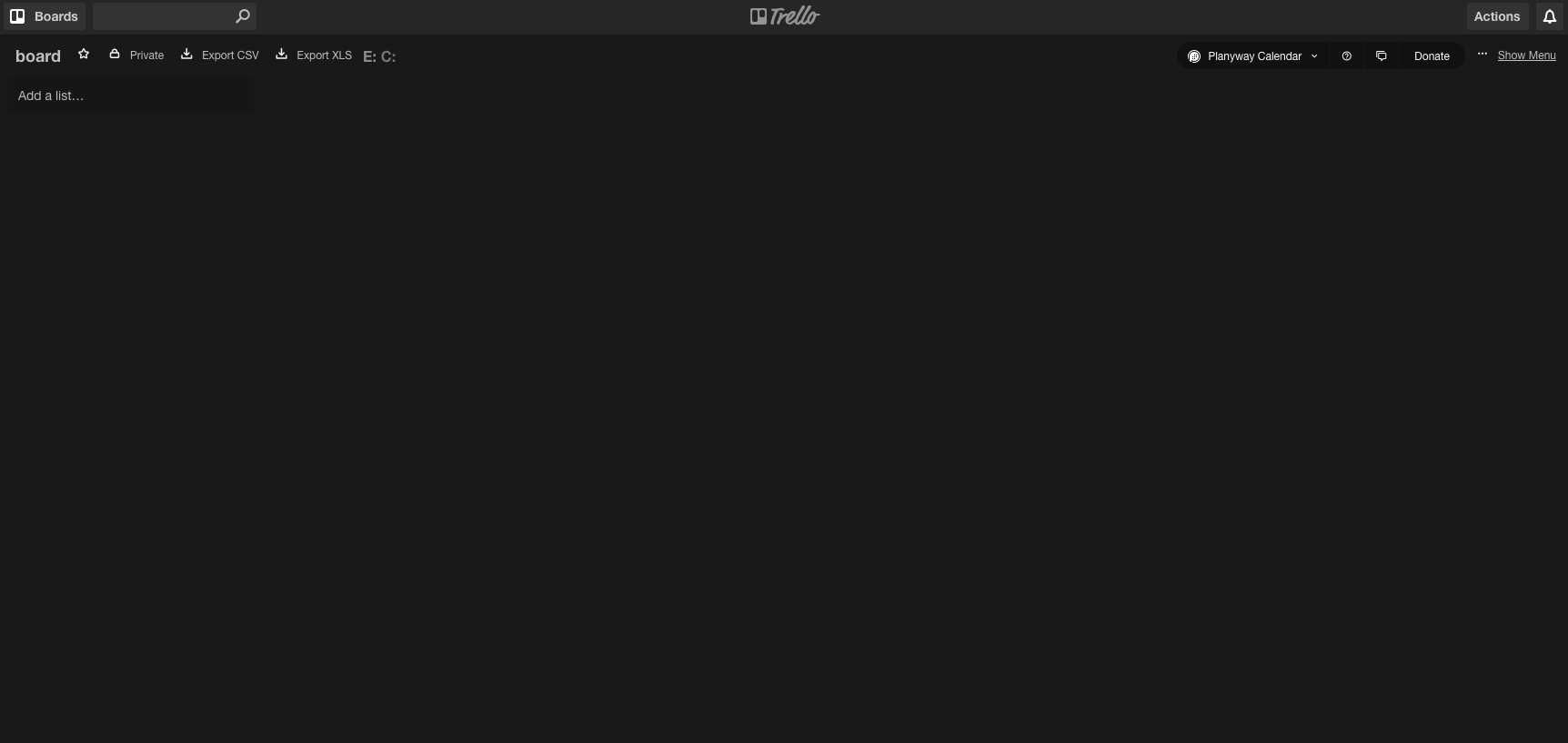 Dark[ish] Trello