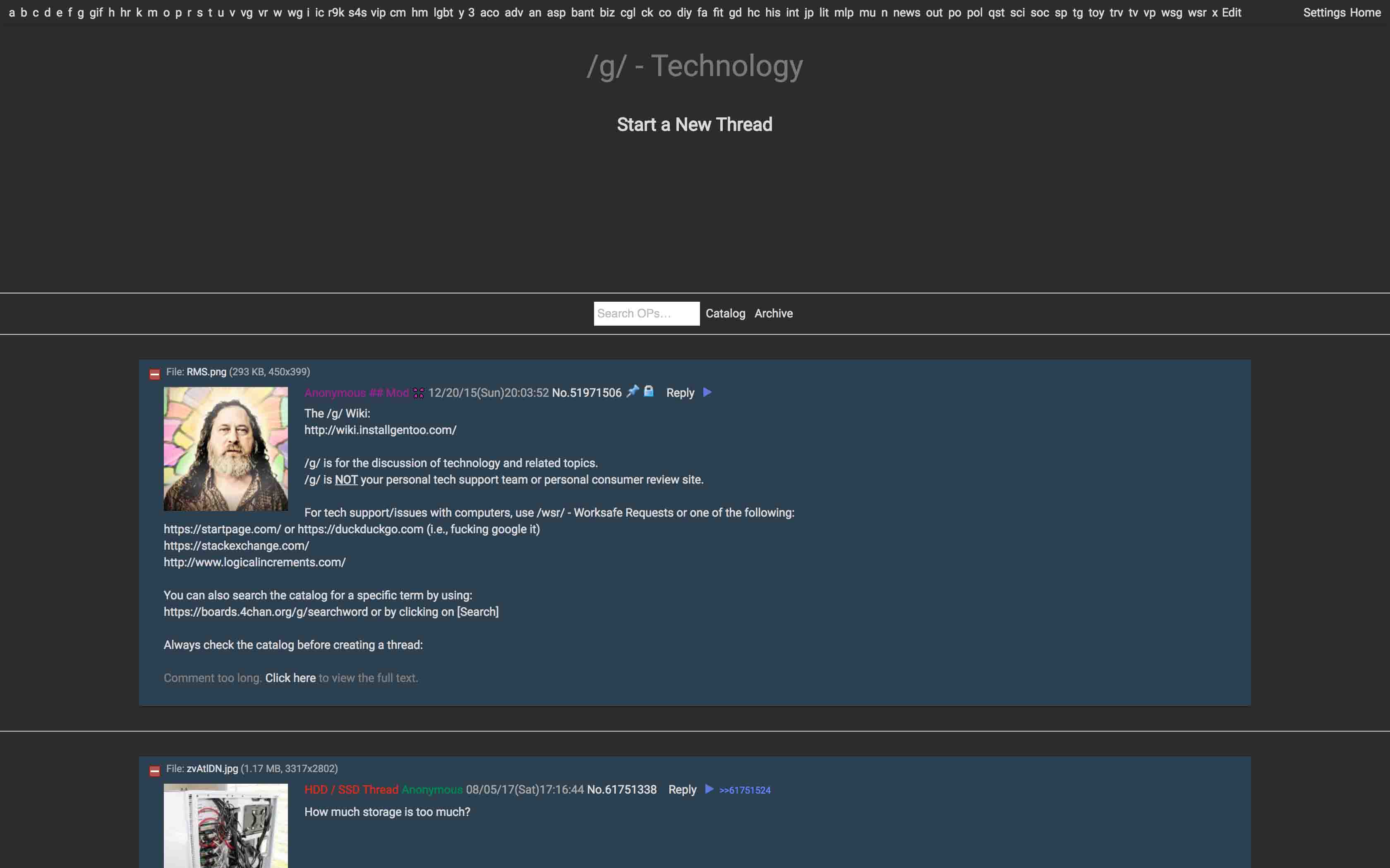 4chan Minimal Dark Blue