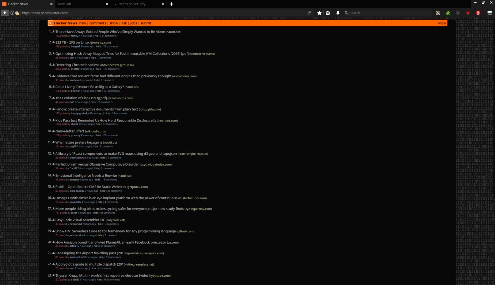 Firefox Dark Compact
