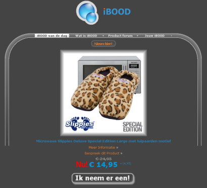 iBood - Grey Redesign & Site cleanup