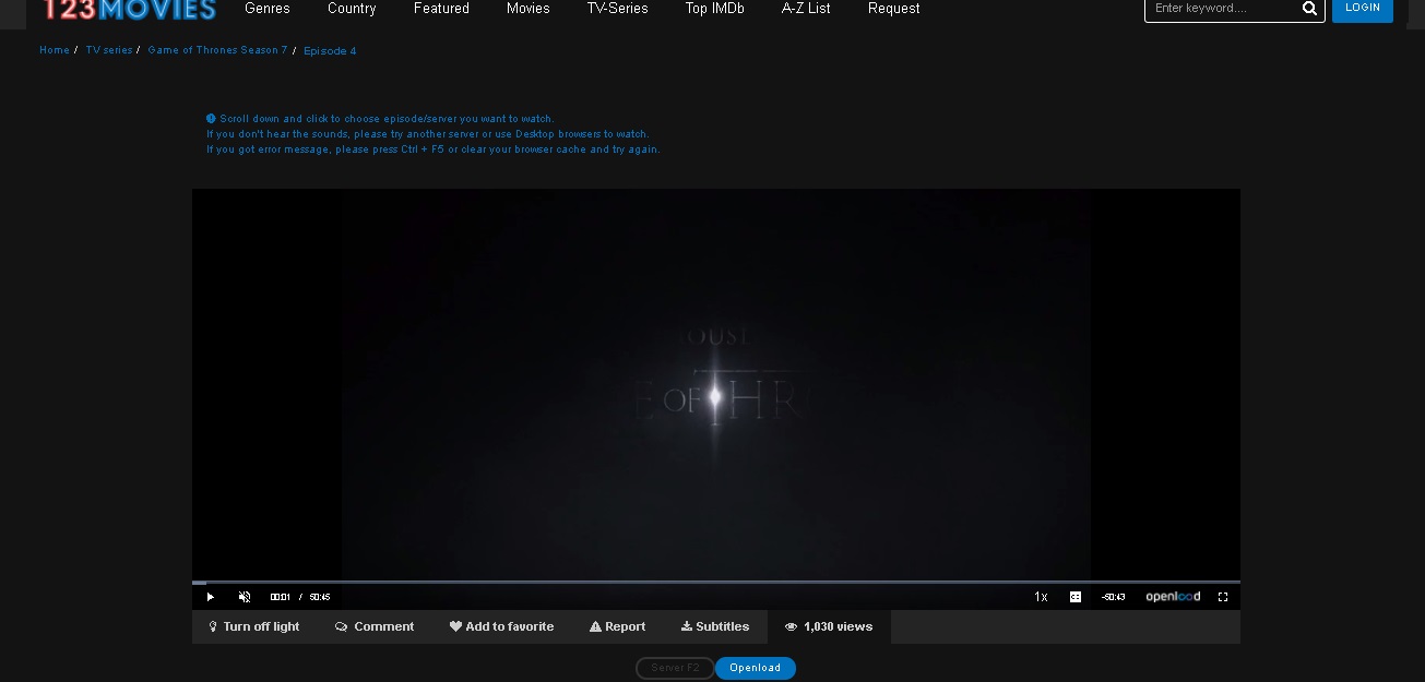 123freemovies.net Dark Mode