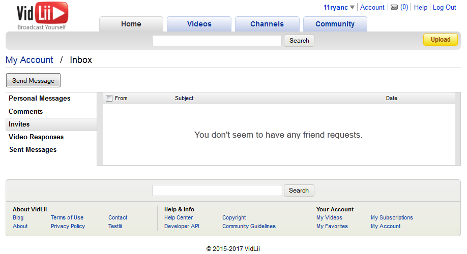 VidLii - 2008 YouTube Header Gradient