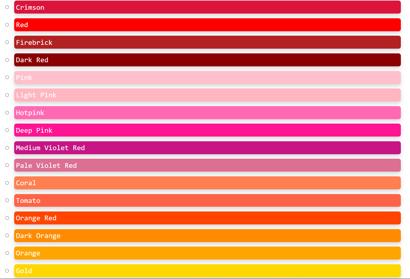 140+ Background Colors for WorkFlowy Lists