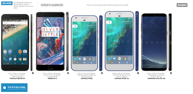 PhoneArena Phone Size Widen
